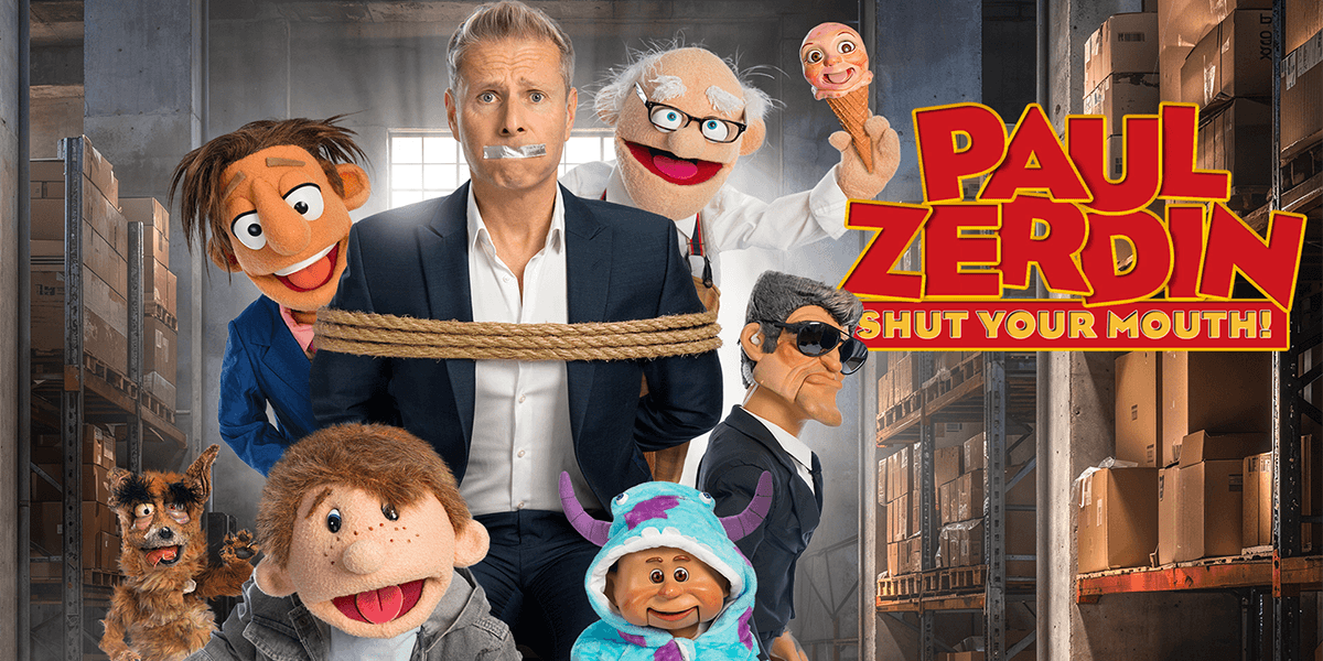 Hero image for Paul Zerdin - Shut Your Mouth